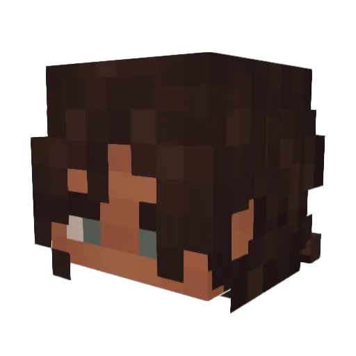 CamoEddie Minecraft avatar head, 3D render