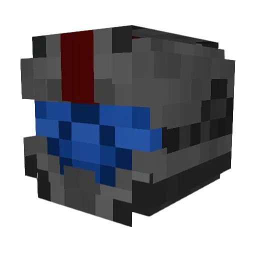 Camoii Minecraft avatar head, 3D render