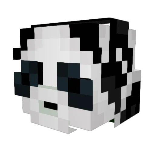 Campanero Minecraft avatar head, 3D render