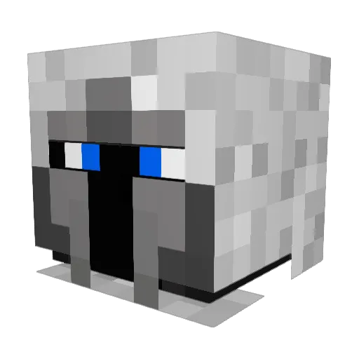 Camping_Snake Minecraft avatar head, 3D render