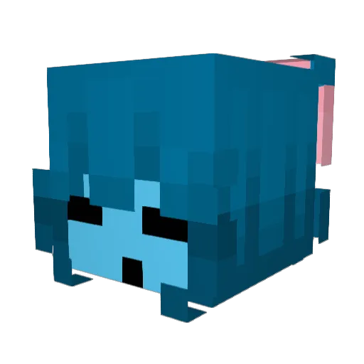 Camra_ Minecraft avatar head, 3D render