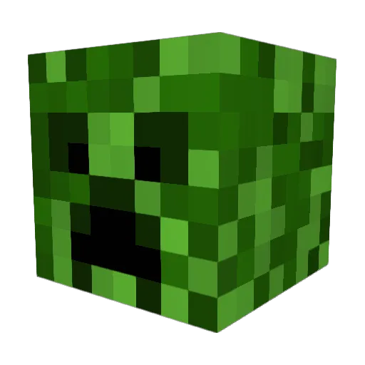 Camroxalot Minecraft avatar head, 3D render