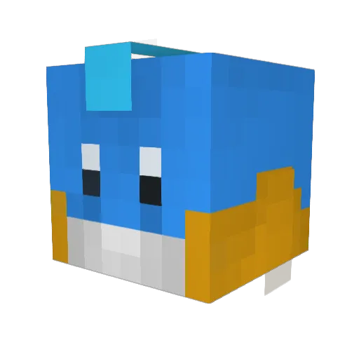 Camryn123 Minecraft avatar head, 3D render