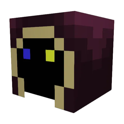 Camsahft Minecraft avatar head, 3D render