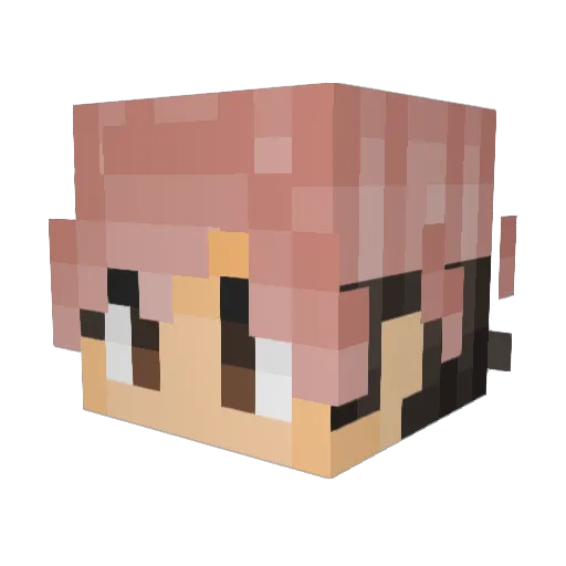 Can3k Minecraft avatar head, 3D render