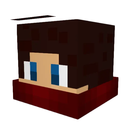 CanAdem Minecraft avatar head, 3D render