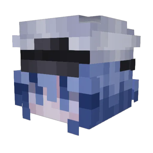 CanAkdogan Minecraft avatar head, 3D render