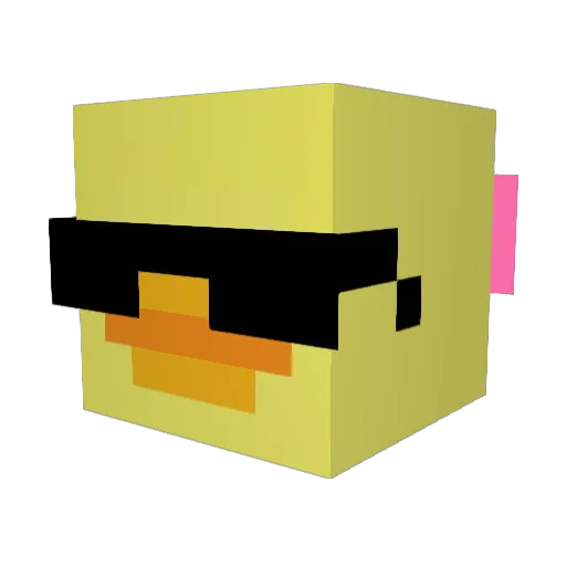 CanBTroll Minecraft avatar head, 3D render