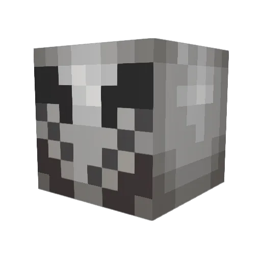 CanDoBlue Minecraft avatar head, 3D render
