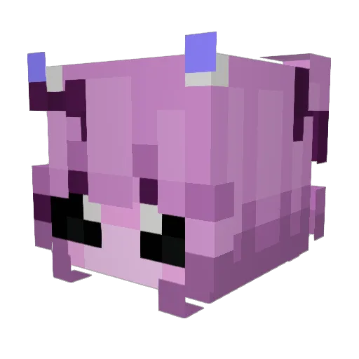 CanUJiggle Minecraft avatar head, 3D render
