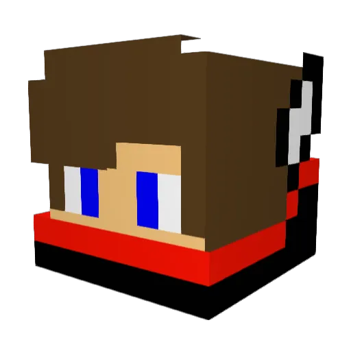 Can_Gamers Minecraft avatar head, 3D render