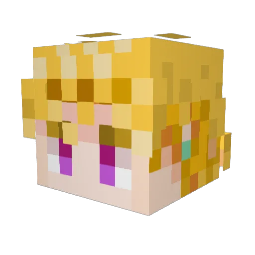 Can_Shang233 Minecraft avatar head, 3D render
