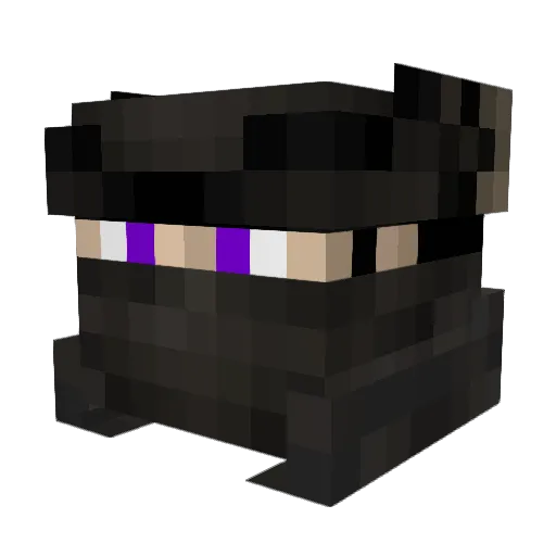 Cana0 Minecraft avatar head, 3D render