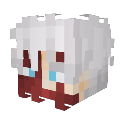CanaP3che Minecraft avatar head, 3D render