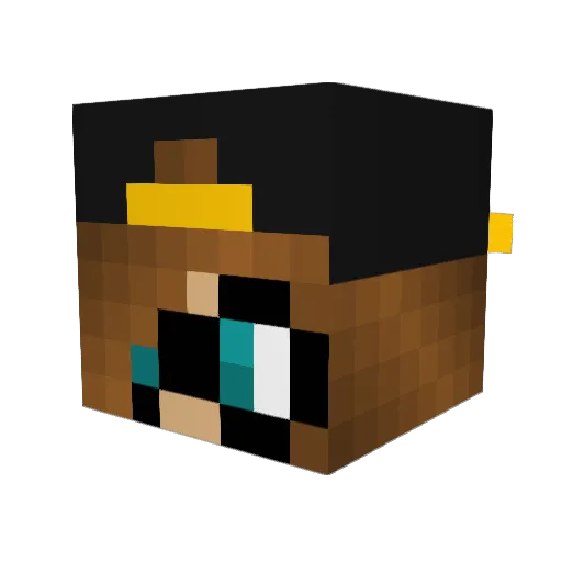 CanadaGirl11 Minecraft avatar head, 3D render
