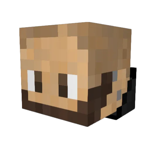 Canadacorps Minecraft avatar head, 3D render