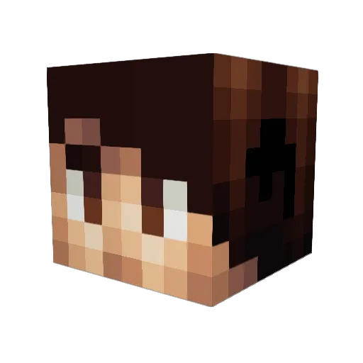 CanadianBaconism Minecraft avatar head, 3D render