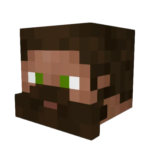 CanadianDude26 Minecraft avatar head, 3D render