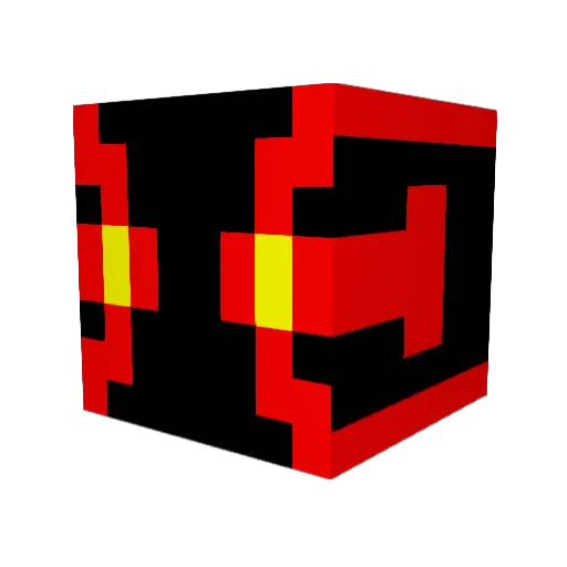 CanadianHeat Minecraft avatar head, 3D render
