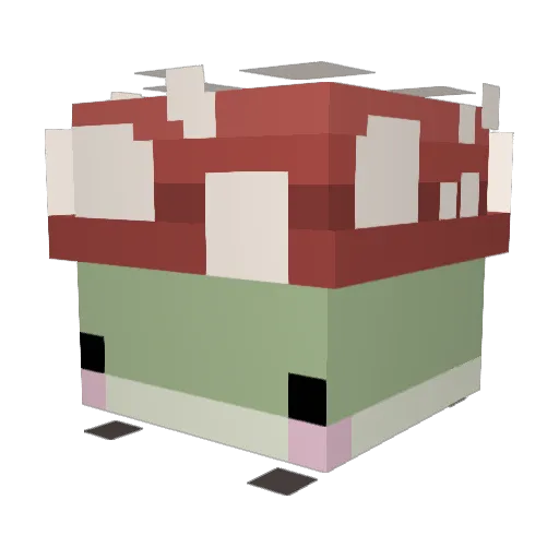 CanadianMjolk Minecraft avatar head, 3D render