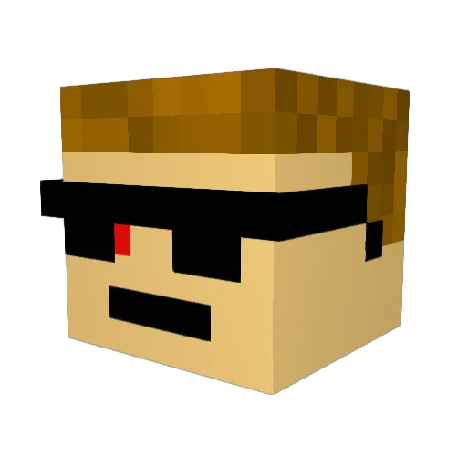 CanadianOutcast Minecraft avatar head, 3D render