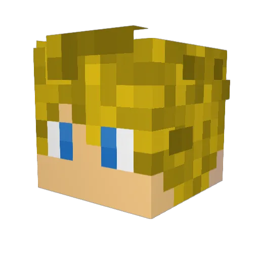 CanadianRob Minecraft avatar head, 3D render