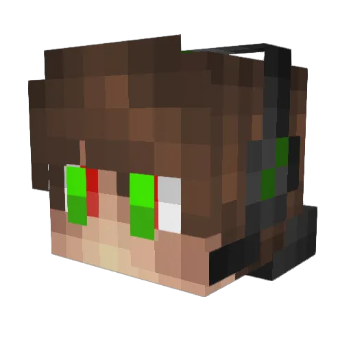 Canadian_Ninja Minecraft avatar head, 3D render