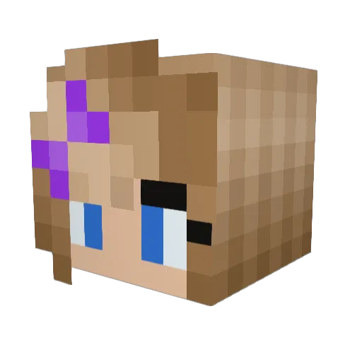 Canadian_hood Minecraft avatar head, 3D render