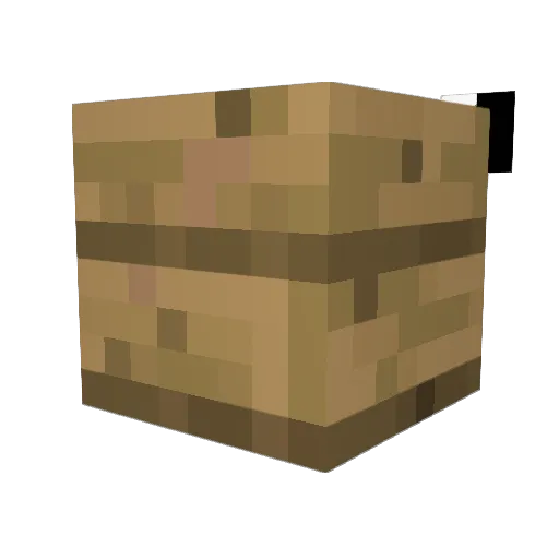 Canadiancuc Minecraft avatar head, 3D render