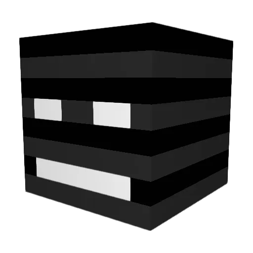 Canam550 Minecraft avatar head, 3D render