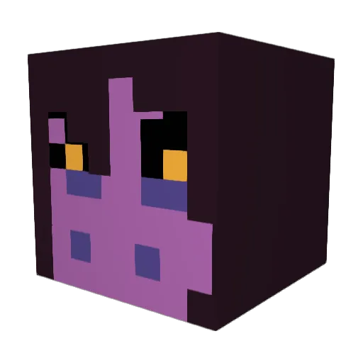 CananadaMan Minecraft avatar head, 3D render