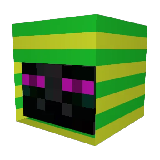 Canapin66 Minecraft avatar head, 3D render