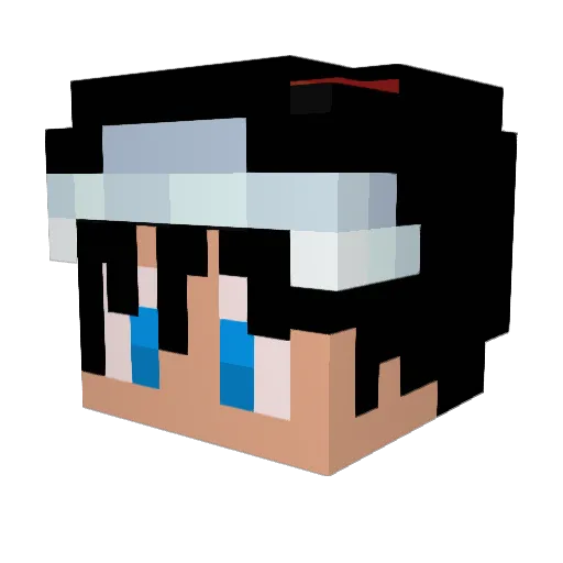 CanarinhoPvP Minecraft avatar head, 3D render