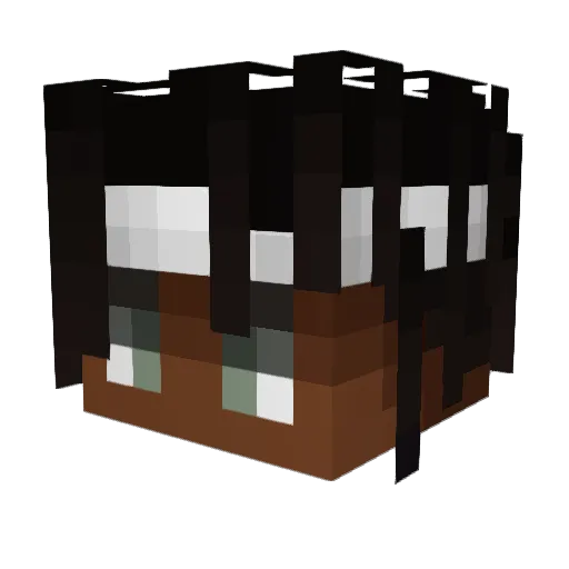 CanarioGC Minecraft avatar head, 3D render
