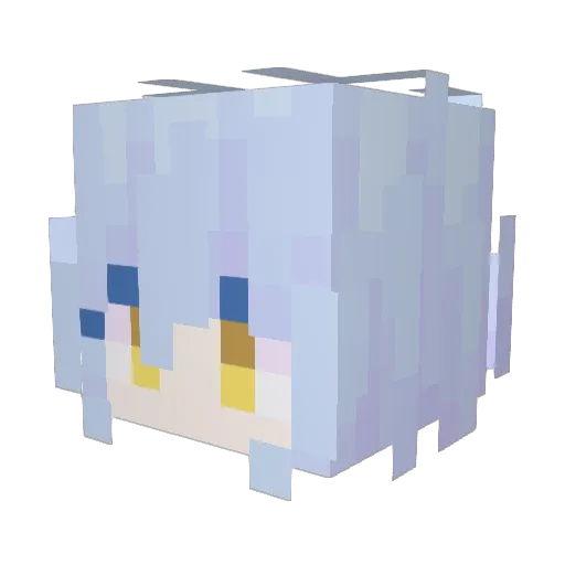 Cancado Minecraft avatar head, 3D render
