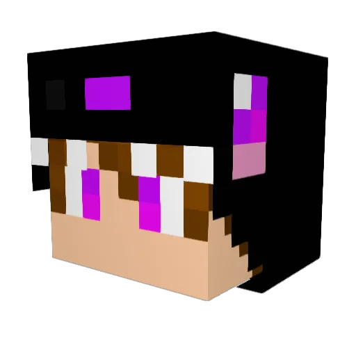 CanceYew Minecraft avatar head, 3D render