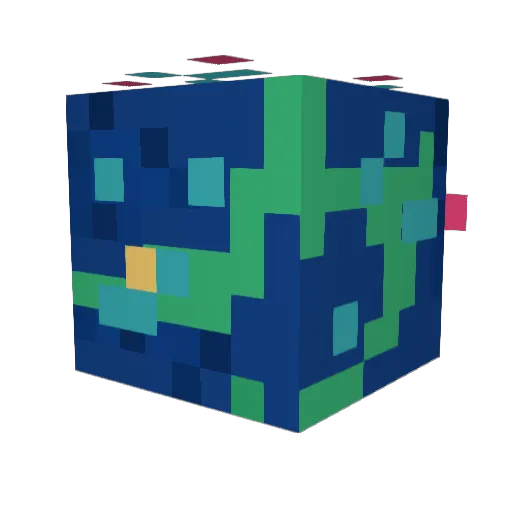 CandaceGFlynn Minecraft avatar head, 3D render
