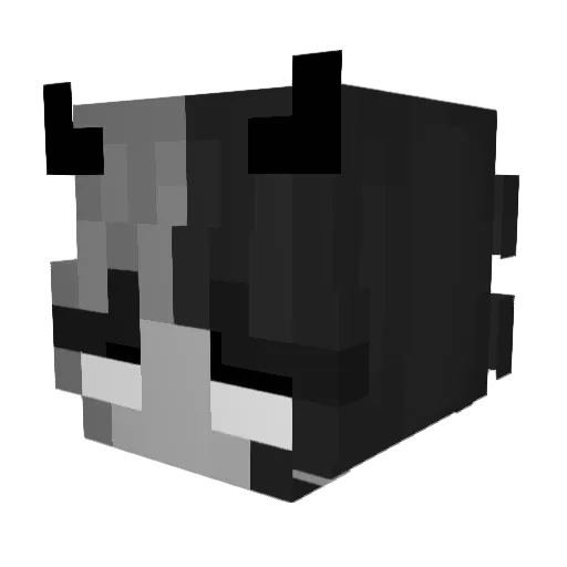 Cande04 Minecraft avatar head, 3D render