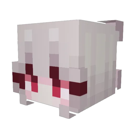 Candiecrush Minecraft avatar head, 3D render