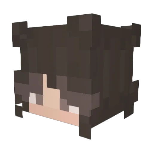 Candle0902 Minecraft avatar head, 3D render