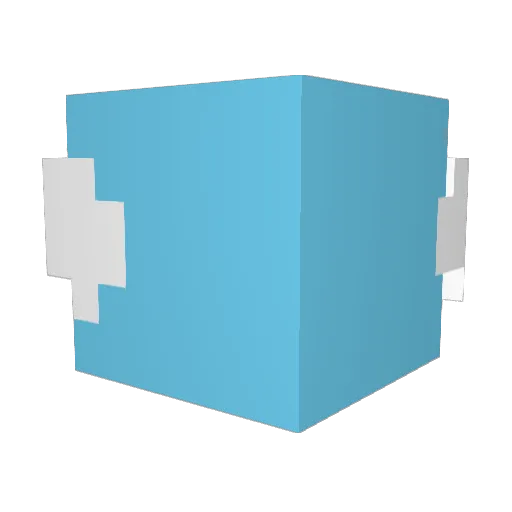 Candle_Gamer Minecraft avatar head, 3D render