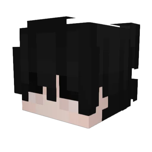 Candle_l Minecraft avatar head, 3D render
