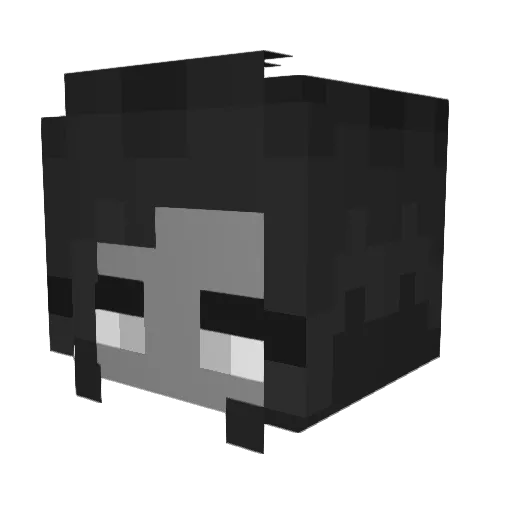 Candy4147 Minecraft avatar head, 3D render