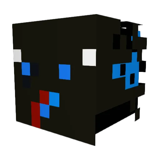 Candy420 Minecraft avatar head, 3D render