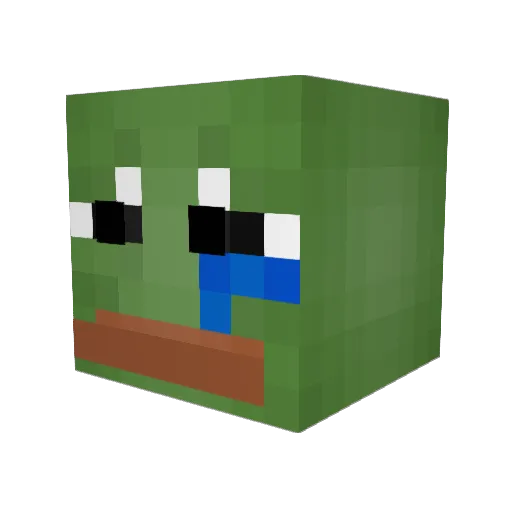 CandyBox63 Minecraft avatar head, 3D render