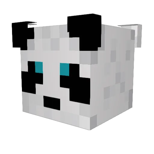 CandyCaneMonkey Minecraft avatar head, 3D render