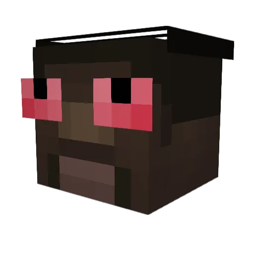 CandyCantomc Minecraft avatar head, 3D render