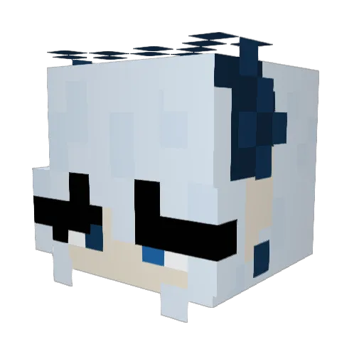CandyCommander1 Minecraft avatar head, 3D render