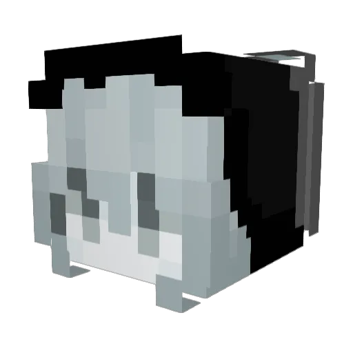 CandyHA Minecraft avatar head, 3D render