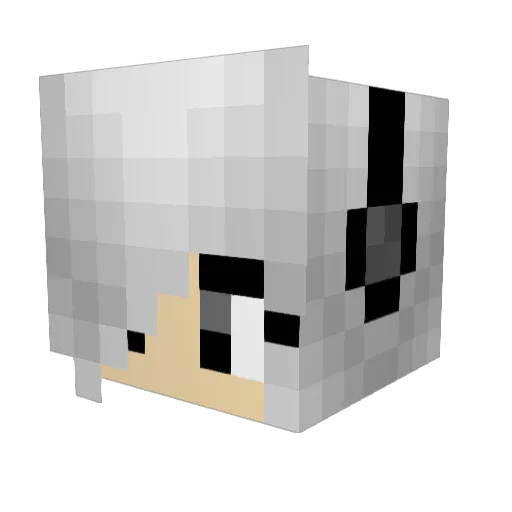 CandyLover4K Minecraft avatar head, 3D render